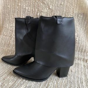 Madden Girl Faux Leather Ankle Boots Going Out Hipster 9.5 Women’s Fancy Casual